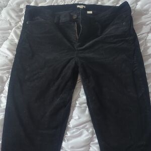 J. Crew Midnight Blue Corduroy Trousers